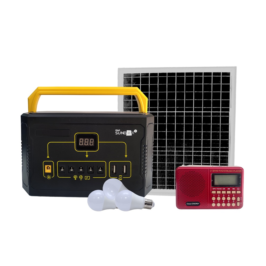 Cloud Energy | 12AH LITHIUM Solar Home System (Radio)