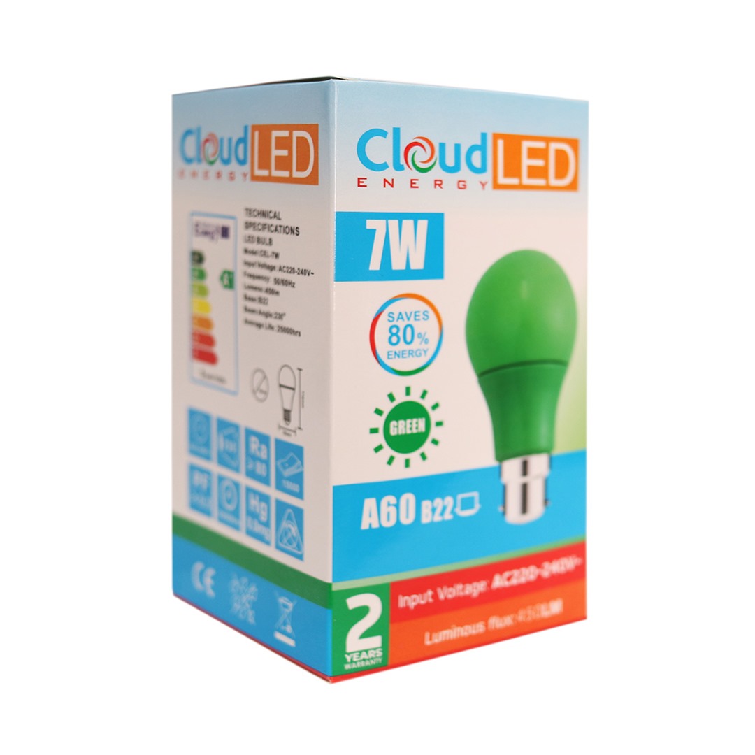 Cloud Energy | Pack of 10 Cloud Energy 7W AC LED Bulb (SCREW)
