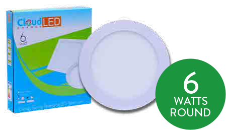 Cloud Energy || 6W ROUND RECESSED AC LED PANEL