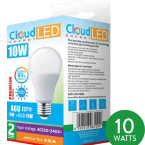 Cloud Energy | Pack of 10 Cloud Energy 10W AC CLASSIC BULB