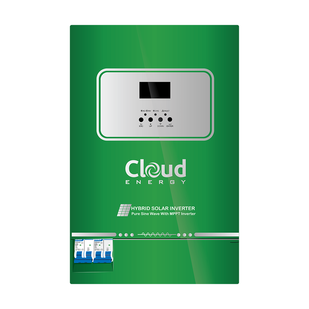 Cloud Energy || 6.2KW/48V HIGH FREQUENCY INVERTER WITH 120A MPPT